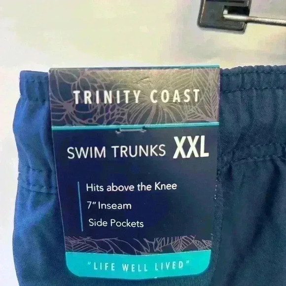 Trinity coast men's xxl lined bathing suit. 7inch inseam nwt - Picture 5 of 9